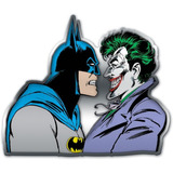 Placa Decorativa - Batman E Coringa - Face To Face