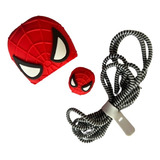 Kit Protetor Cabo Usb E Capa Carregador Celular Homem-aranha