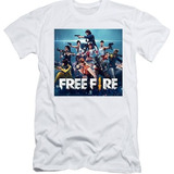 Playera Camiseta Free Fire Gamer Todas Las Tallas + Regalo