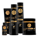 Kit Haskell Cavalo Forte Shampoo Condic Masc 500ml 5 Itens