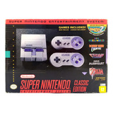 Snes Classic Edition Mini Original Americano Completo Coleçã