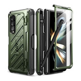 Funda Para Samsung Z Fold 4 Supcase Unicorn Beetle Pro Verde