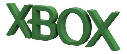 Logo Decoracion Xbox Series One 360 Adorno Grande 3d Calidad