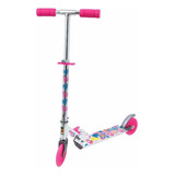 Scooter Plegable Rush Girl By Apache 120 Mm Aluminio Color Rosa Chicle