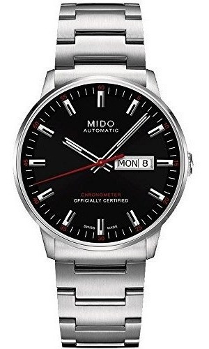 Mido M0214311105100 Commander Ii Reloj Para Hombre Esfera Ne