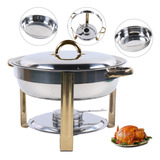 Buffets Redondos Cacerola De Vapor Acero Inoxidable 4l