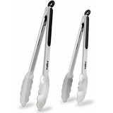 Walfos Locking Bbq Tongs - 12 , And 16  Heavy Duty Kitchen T