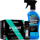 V-light 20ml Coating Vitrificador Farol Limpa Vidros Vonixx