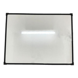 Pizarra Blanca Magnética Para Marcador Marco Metal 80x120