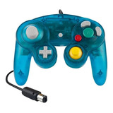 Control Alambrico Game Cube Compatible Con Nintendo Switch  Color Azul