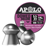 Balines Apolo Domed Hollow 5.5 Mm X500 Aire Comprimido Caza