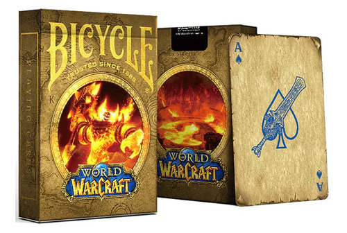 Naipe Bicycle Warcraft Clasic Baraja Cartas Temáticas 