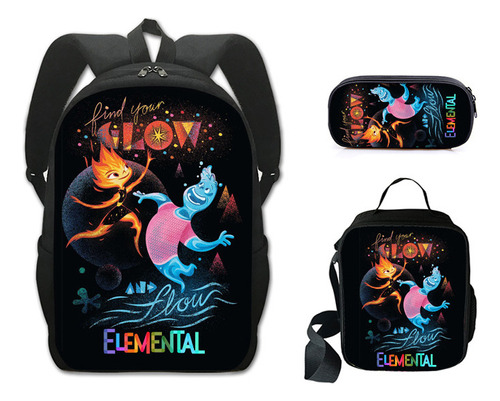 Nueva Mochila Escolar For Estudiantes Crazy Element City El