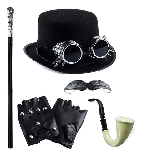 Disfraces De Halloween Steampunk - Sombrero Steampunk Con Ga