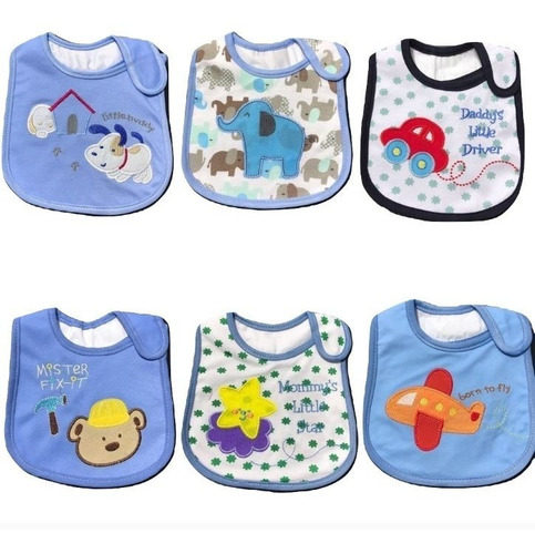 Baberos Impermeables Bebes Nene Y Nena Animales Super Oferta! *** Ilumina-2 *** Mercadolider Platinum Importadores!