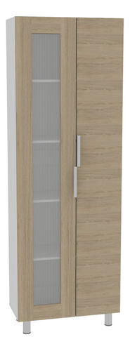 Mueble Alacena + Microondas - Rovere / Blan