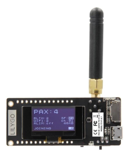 Modulo Rf Lora 433mhz Esp32 Wifi Bluetooth Display Oled 0.96