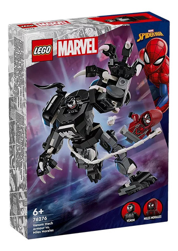 Armadura Robótica De Venom Vs. Miles Morales Lego Spiderman