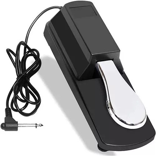  Piano Teclado Sustain Pedal Para Casio Yamaha Plata