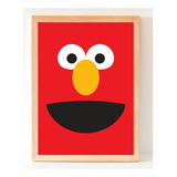Cuadros Set X 3 Muppets Elmo Cookie Rene Infantiles 30x40