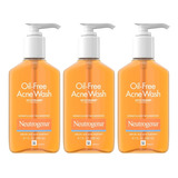 3 Pack Neutrogena Oil-free Acne Wash Microclear 269ml