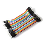 Pack 40 Cables Dupont Macho-macho (10cm) Arduino Nodo