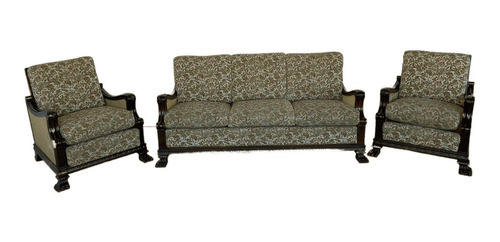 Antigo Conjunto Sofa E Poltronas Renascença Pata Leao