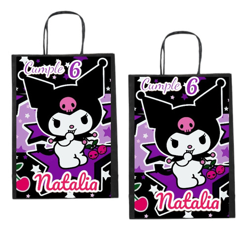 Bolsas Kuromi Personalizadas X 12 