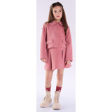 Conjunto Infantil Menina Kiki Xodó Vestido Inverno Luxo K239