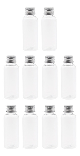 80 Piezas Botella De Plástico Vacía Tapón De Rosca