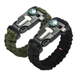 Pulsera Tactica Supervivencia Paracord Brujula Militar 