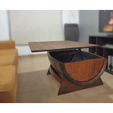 Mesa Ratona Elevable Barrica De Roble + Envío Gratis