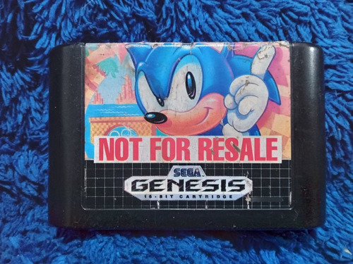 Sonic The Hedgehog Para Sega Genesis,excelente Titulo,checal