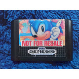 Sonic The Hedgehog Para Sega Genesis,excelente Titulo,checal