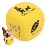  Dados Amarillos Grandes Para Perros - Juguete Interactivo 