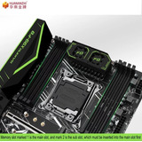 Haunanzhi X99 F8 Placa-mãe Slot Lga2011-3 V3 E V4