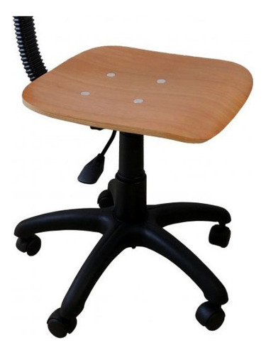 Cadeira De Escritório Ultra Móveis Corporativo Costureira Com Rodízio Ergonômica  Marrom