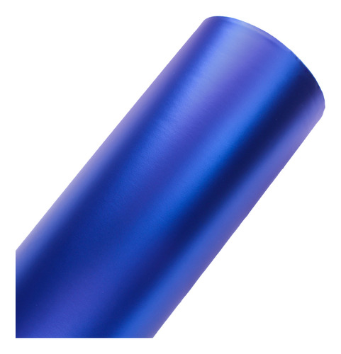 Vinyl Wrappin Azul Cromo Mate Satinado Ice 1m X 1.52m
