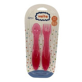 Set Cuchara Y Tenedor Para Bebe Libre De Bpa 4m+ Vaita