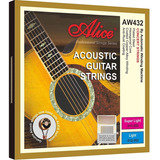 Cuerdas Guitarra Acustica 11-52 Alice Aw432-sl