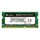 Memória Ram Para Macbook Corsair 4gb / Ddr3 / 1333mhz