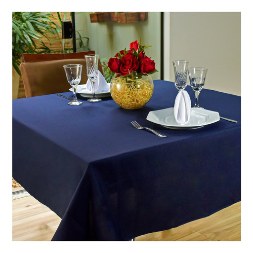 Toalha De Mesa 10 Lugares Oxford Retangular Luxo Premium