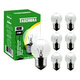 Kit 10 Lâmpada Bolinha Clara 40w Camarim Espelho Lustre Cor Da Luz Branco Quente 2700k 220v