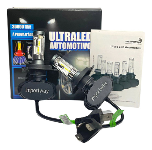 Lâmpada Ultra Led 50w Automotivo 6000k Importway 10k Lumens