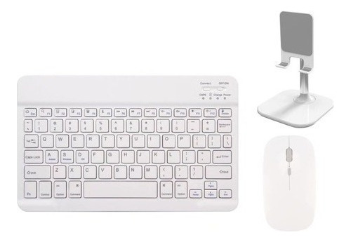 Teclado Y Ratón Inalámbricos Bluetooth Para iPad Ñ