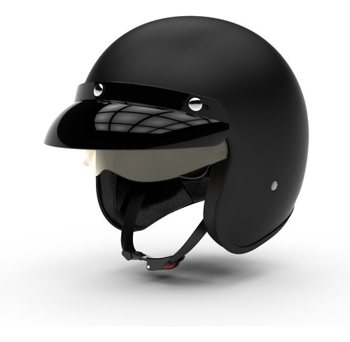 Casco Abierto Hawk 721 Negro Mate Avant Motos