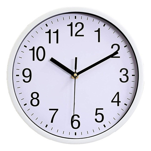 Reloj Pared Metal Decoración Moderno 30cm Silencioso Colores