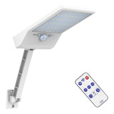 Lámpara Solar Con Sensor Recargable Calle Suburbana Patio J