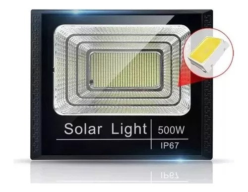 Refletor Solar Superpoderoso De 500w, Luz Led, Luz Externa