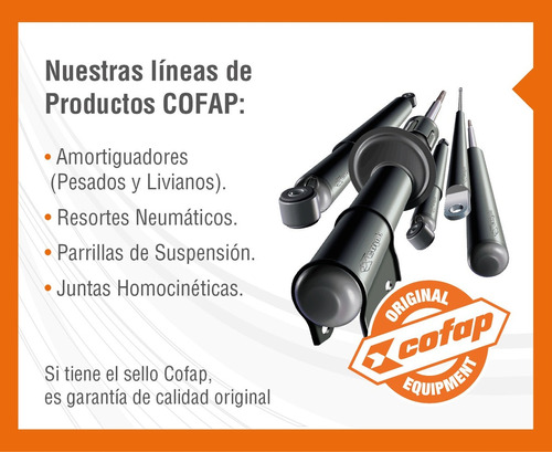 Amortiguador Trasero Cofap Seat Cordoba 1.6i 1997-2000 Foto 3